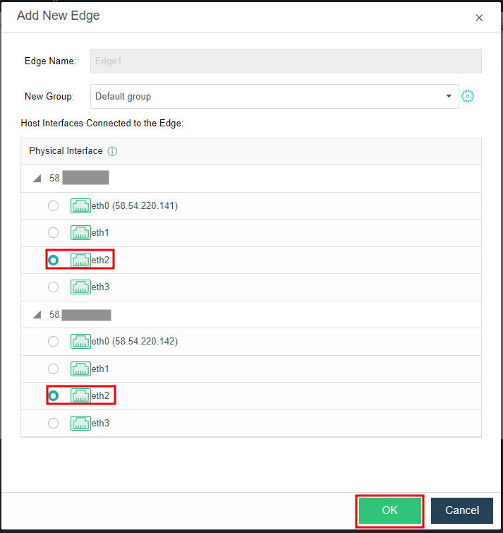 Edge-Connected Interface