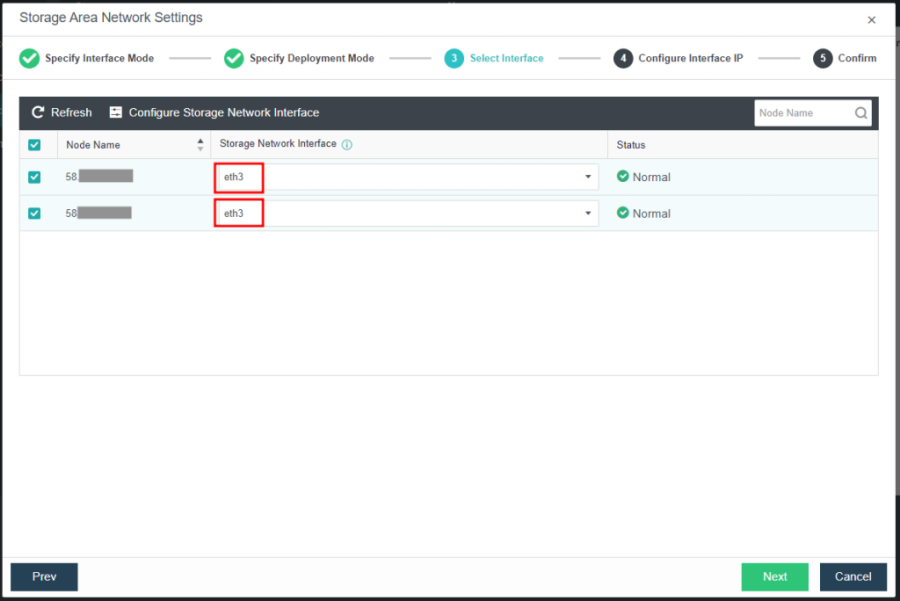 Storage Network Interface