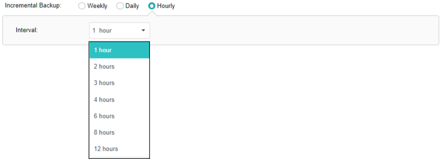 Hourly Backup