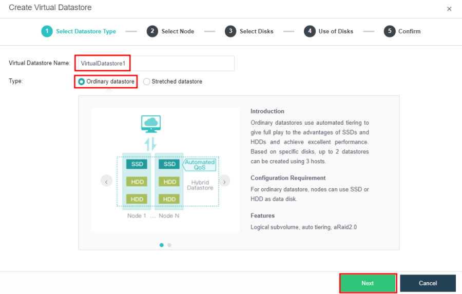 Virtual Datastore