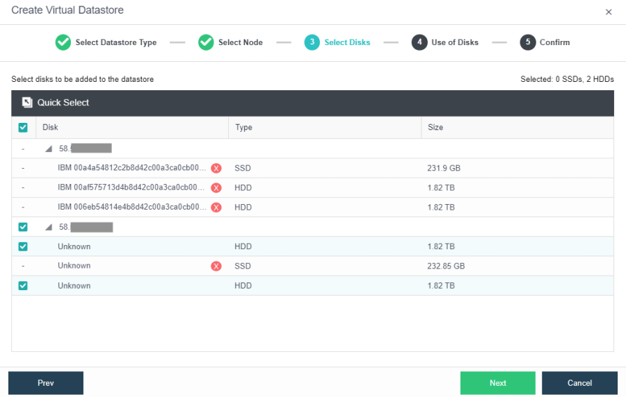 Virtual Datastore