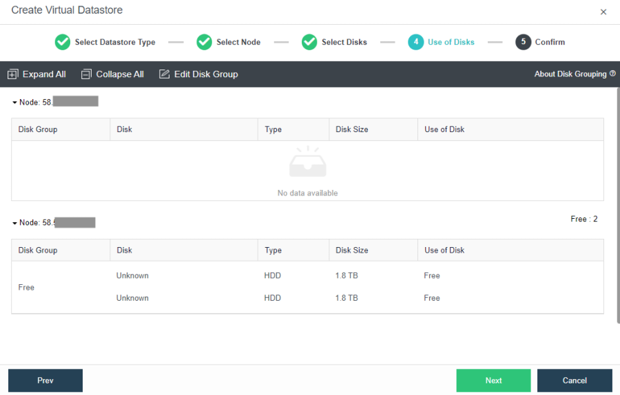 Virtual Datastore