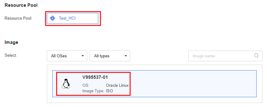 Creating new VM