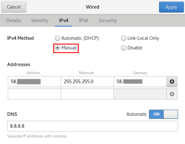 Network Configuration