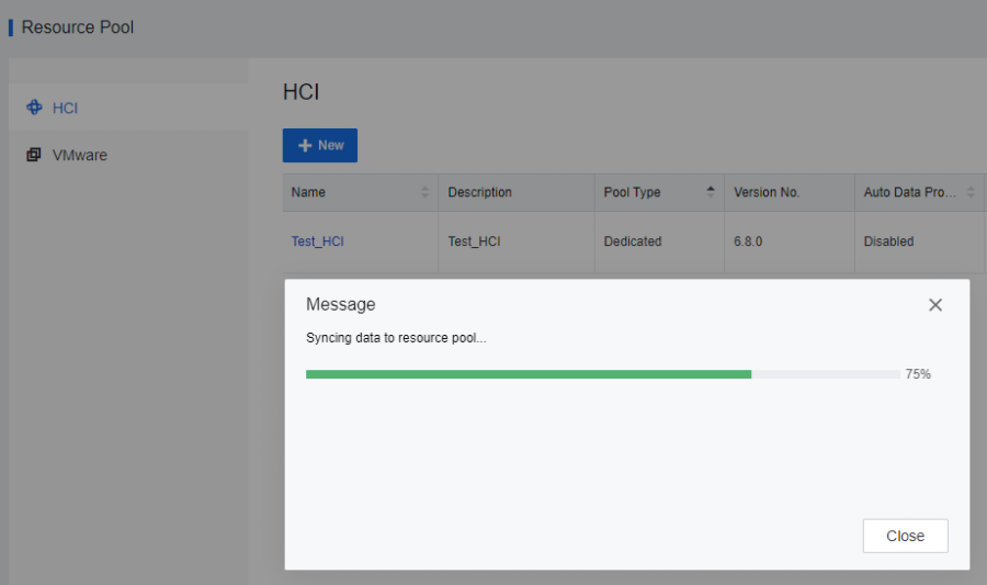 Adding Resource Pool