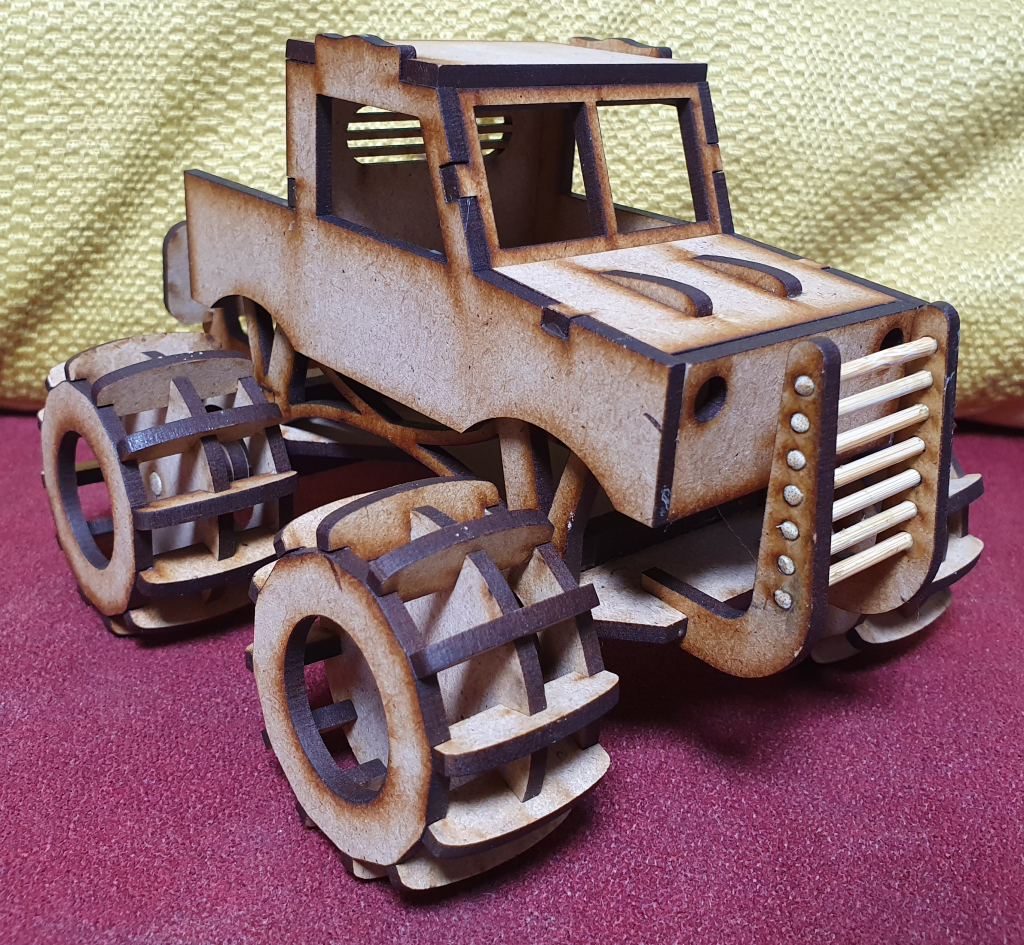 Wood Toy; Monster Truck(버전 2)
