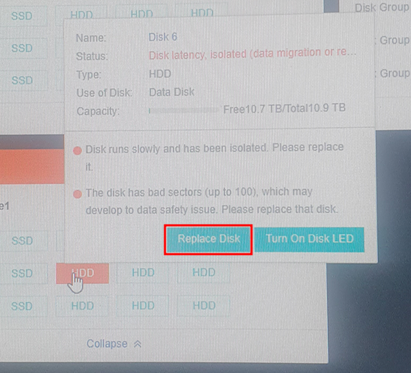 Replacing Disk