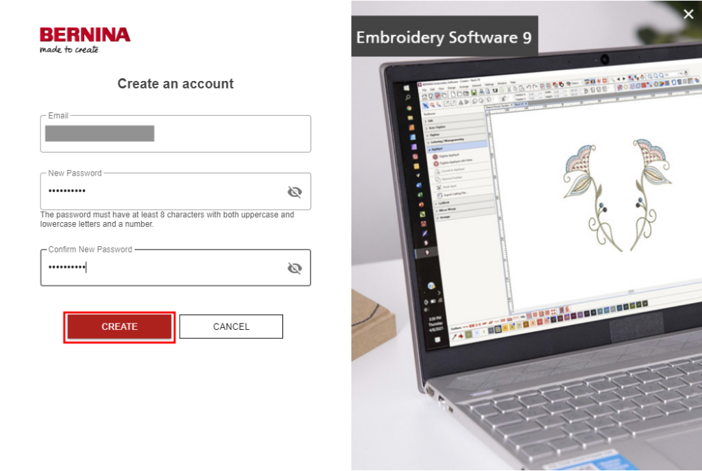 BERNINA Embroidery Software 9