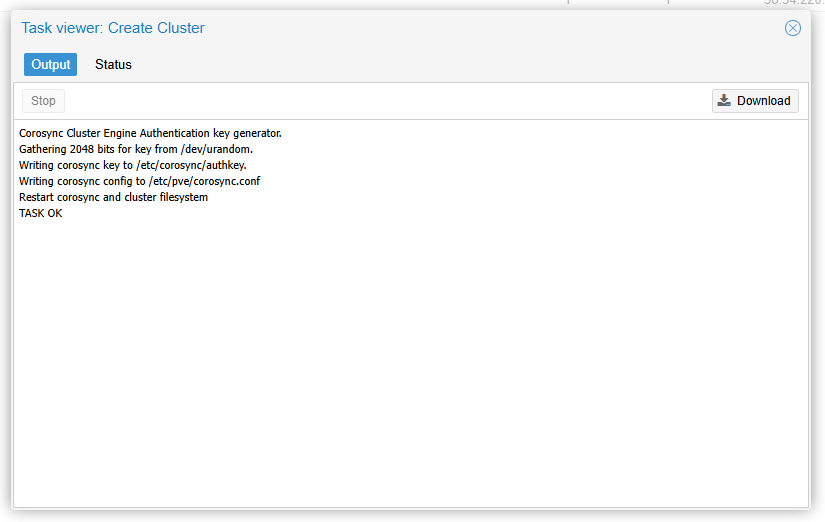 Proxmox VE Cluster 생성 및 Node 추가