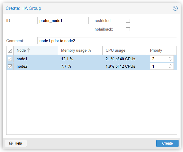 Proxmox VE HA 기능 테스트